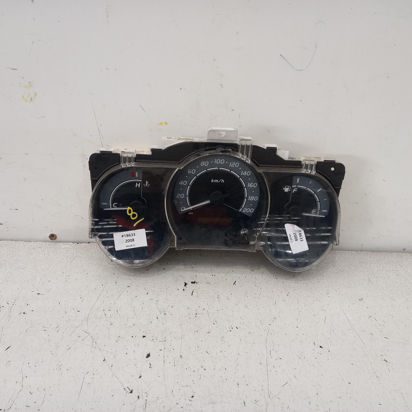 Instrument Cluster Hilux Toyota 2008