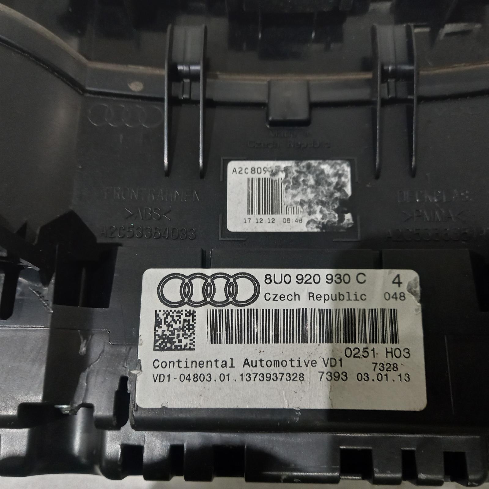 View Auto part Instrument Cluster Audi Q3 2013