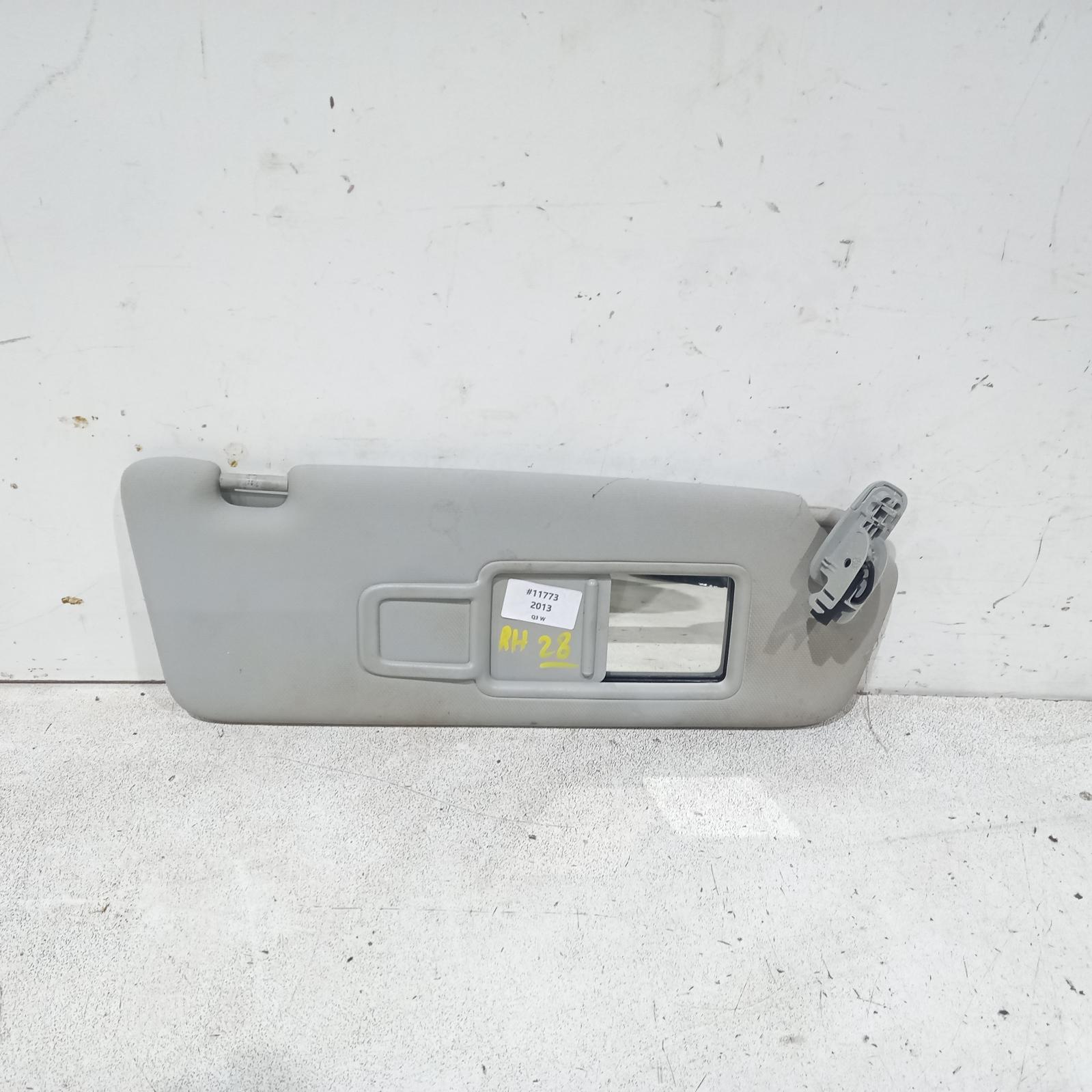 2013 Audi Q3 Sunvisor View Auto part Sunvisor Audi Q3 2013