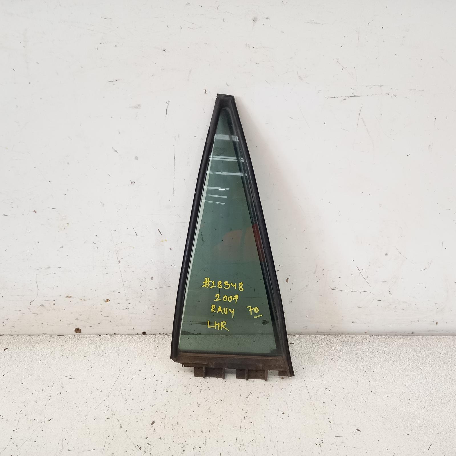 View Auto part Left Rear 1/4 Door Glass Toyota Rav4 2007