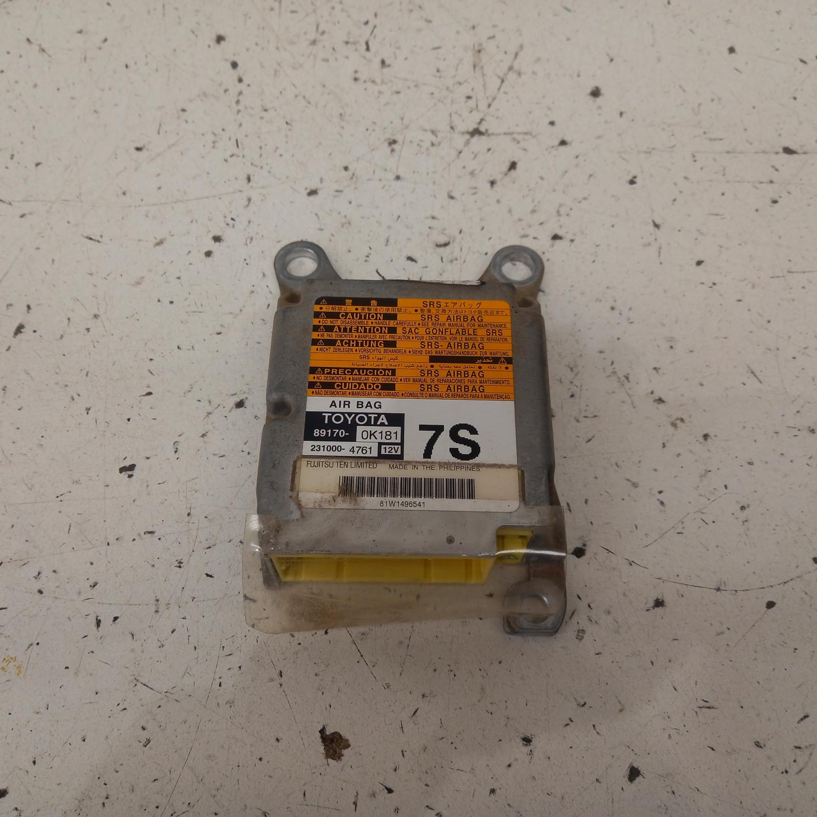 View Auto part Airbag Module/Sensor Toyota Hilux 2015