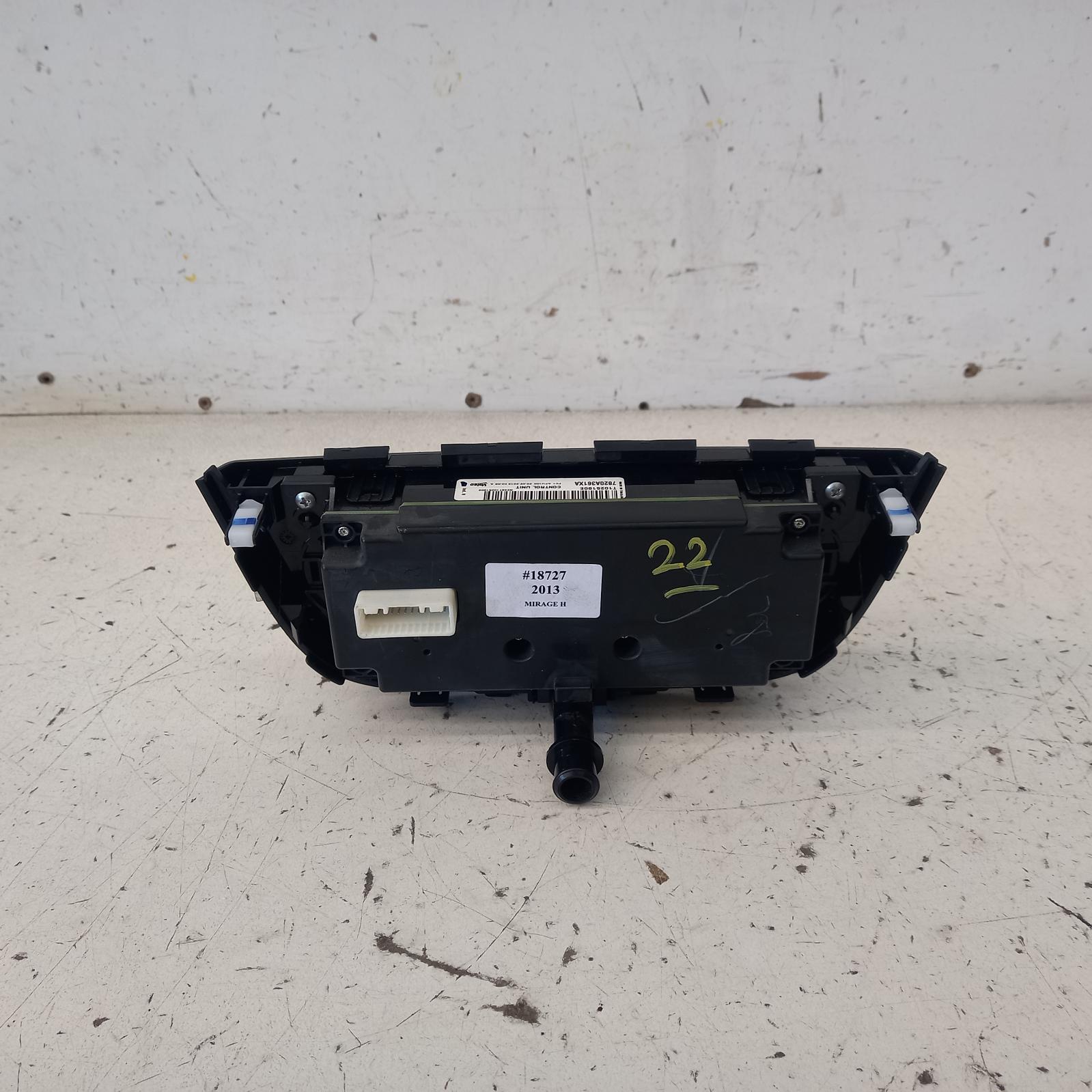 View Auto part Heater/Ac Controls Mitsubishi Mirage 2013