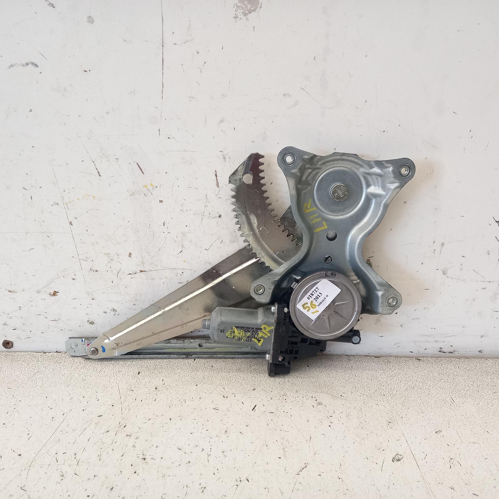 View Auto part Left Rear Wnd Reg/Motor Mitsubishi Mirage 2013