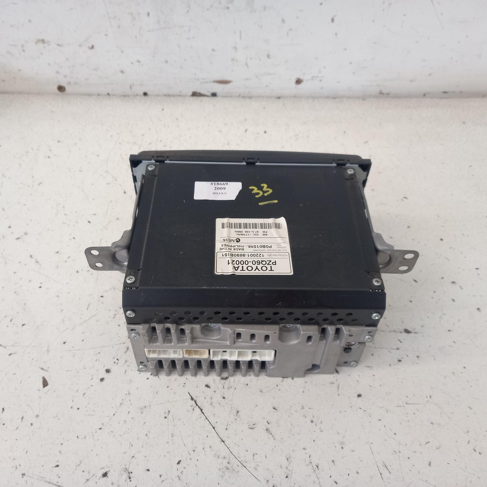 View Auto part Radio/Cd/Dvd/Sat/Tv Toyota Hilux 2009