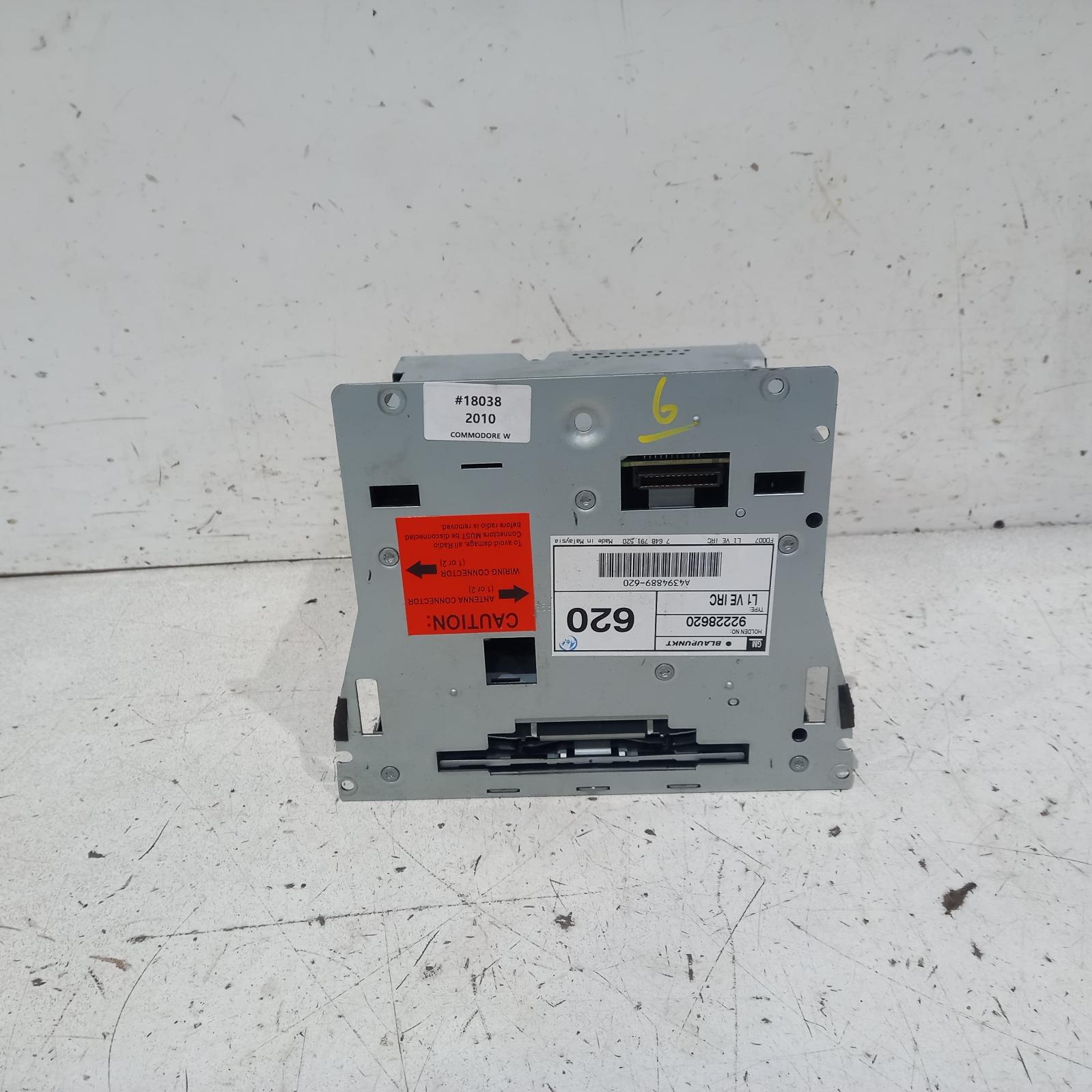 View Auto part Radio/Cd/Dvd/Sat/Tv Holden Commodore 2010