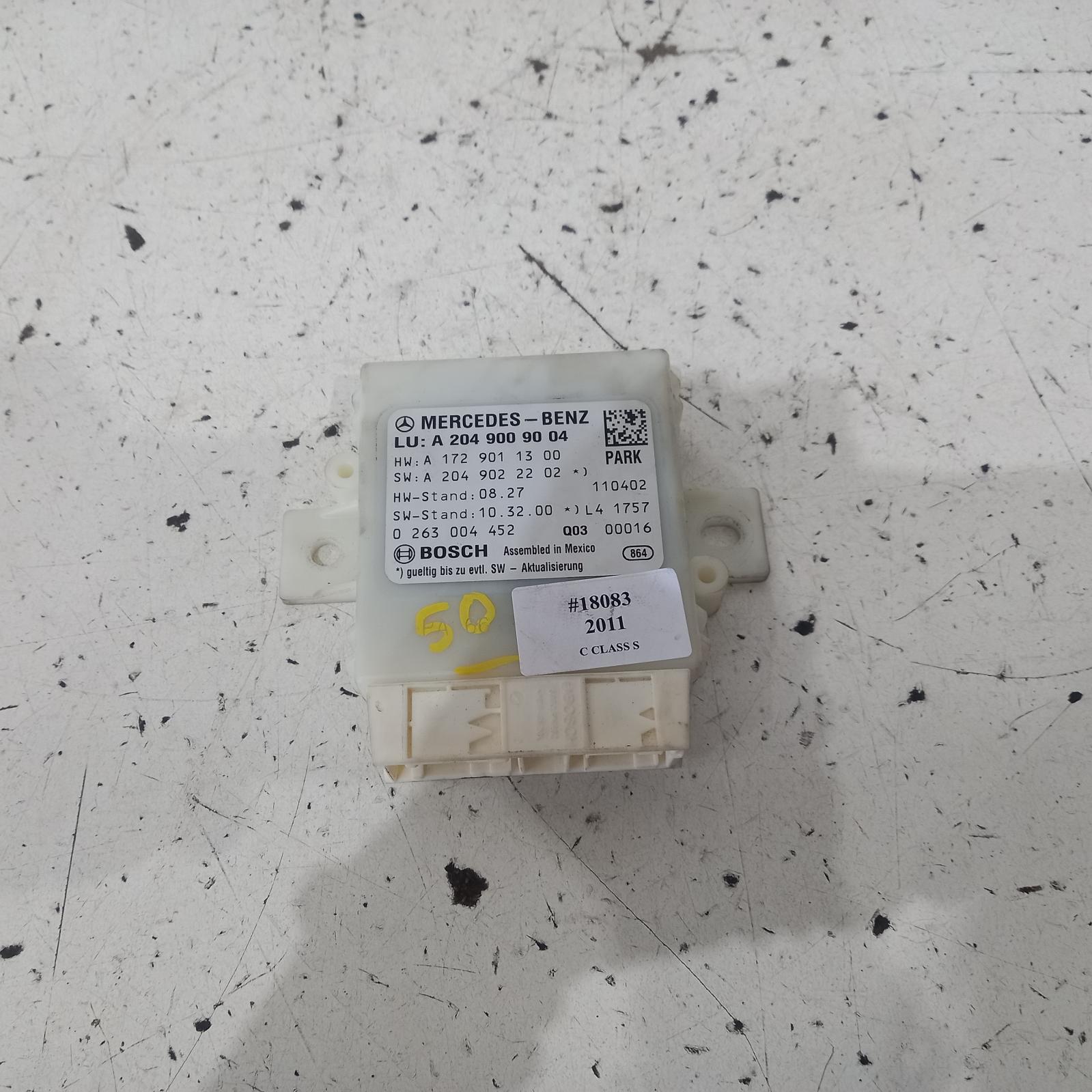 View Auto part Ecu Mercedes C Class 2011