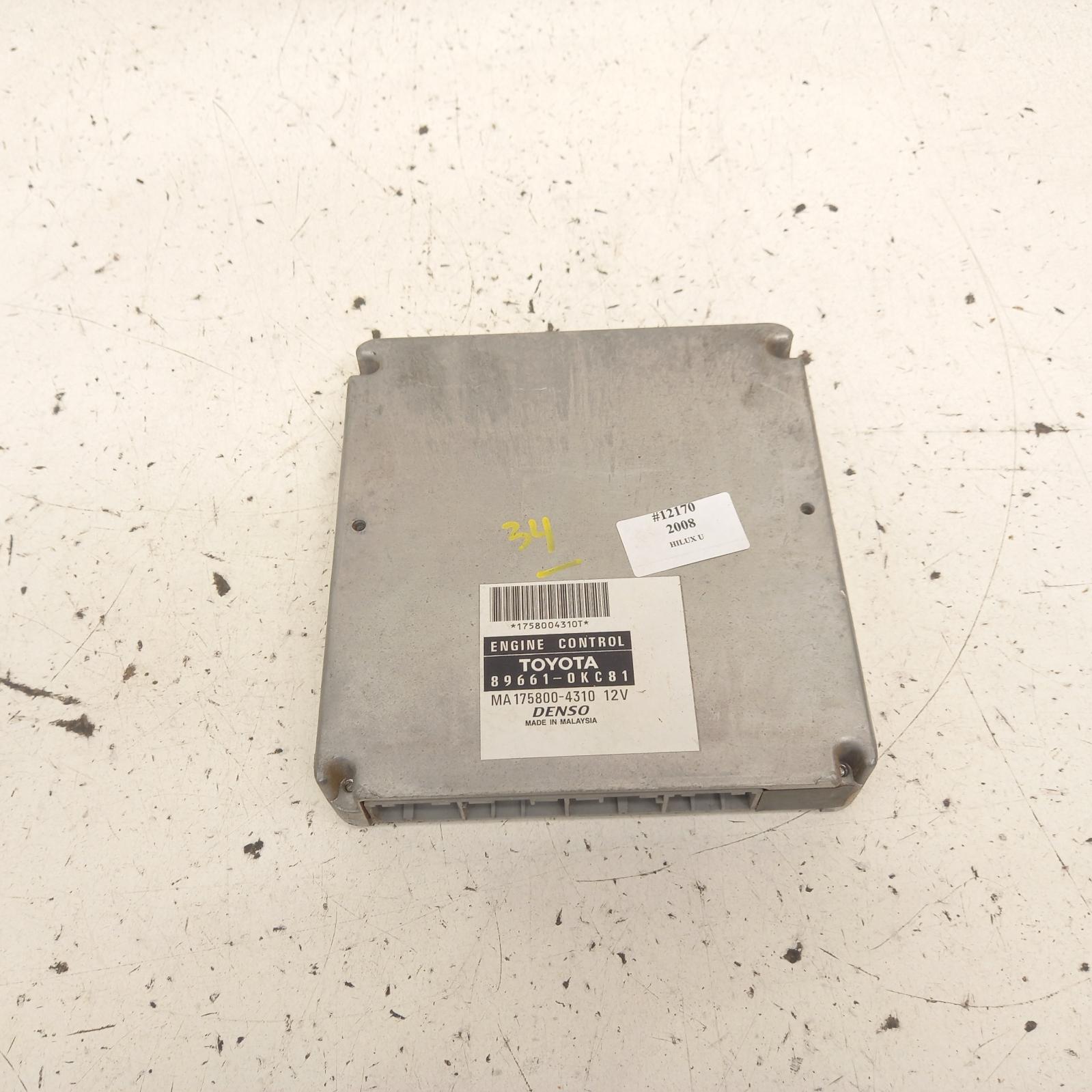 View Auto part Ecu Toyota Hilux 2008
