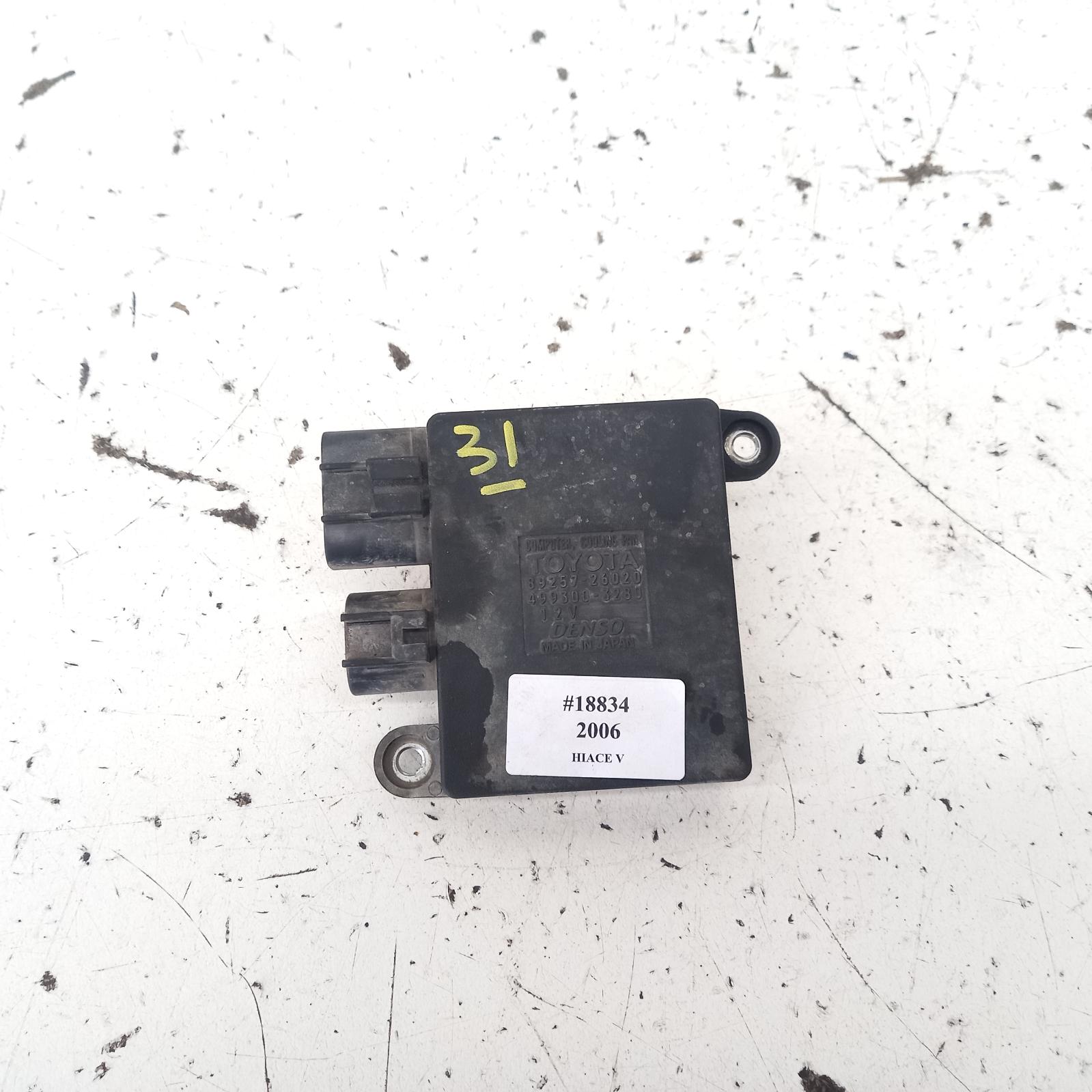 2006 Toyota Hiace Ecu View Auto part Ecu Toyota Hiace 2006