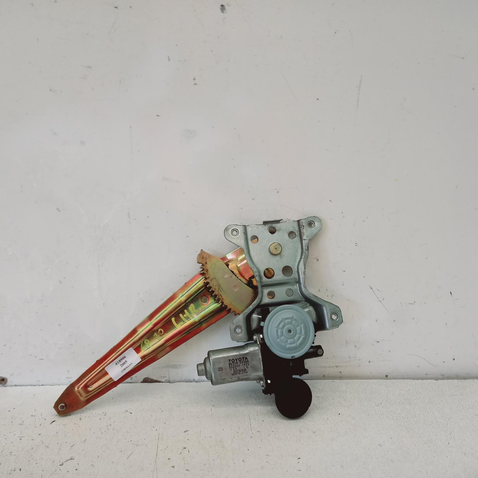 View Auto part Left Rear Wnd Reg/Motor Toyota Corolla 2005