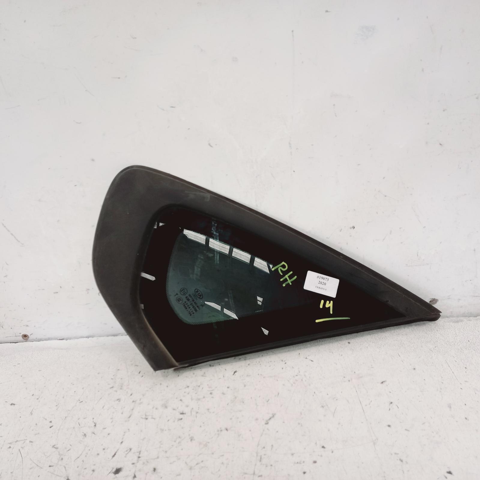 View Auto part Right Rear Side Glass Kia Cerato 2020