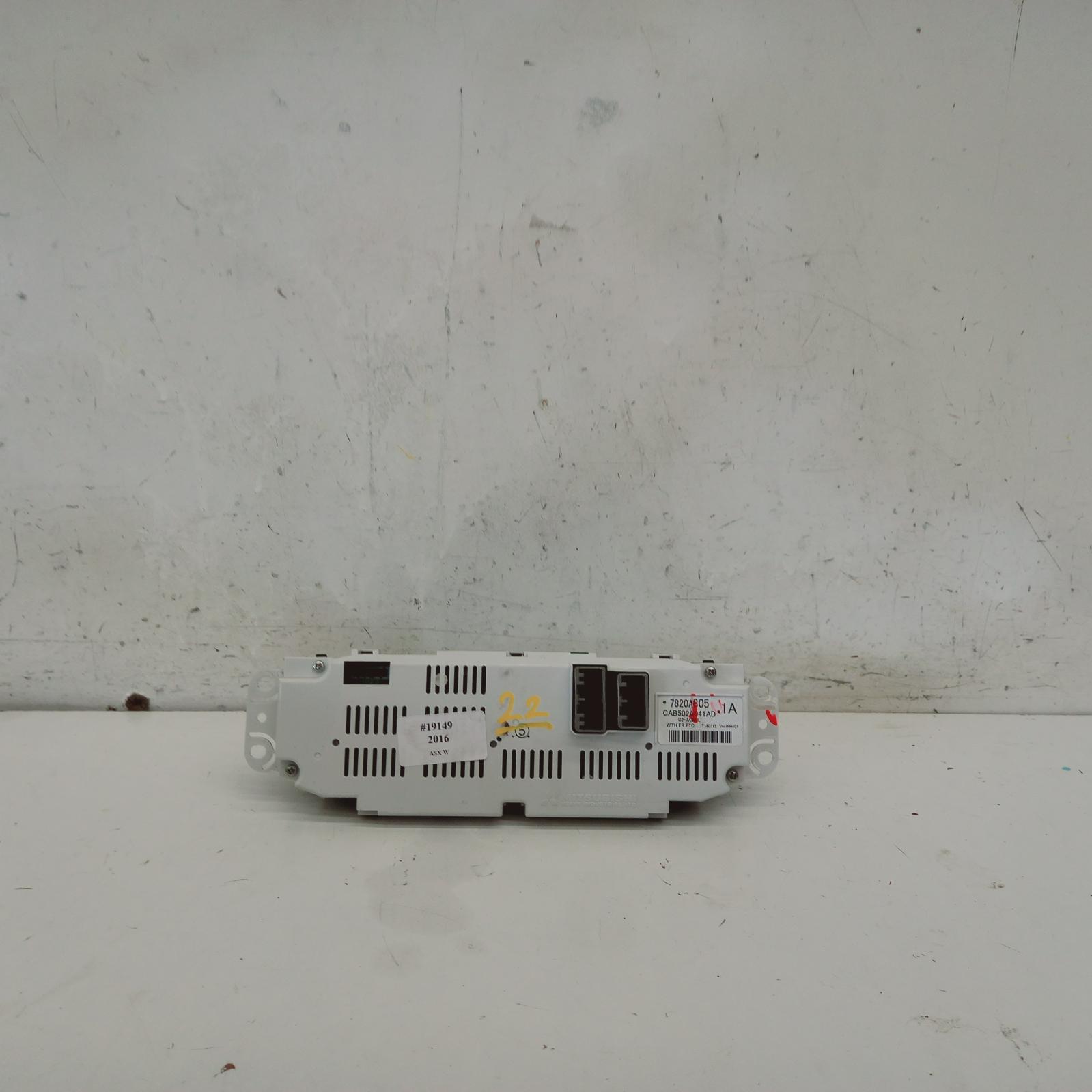 View Auto part Heater/Ac Controls Mitsubishi Asx 2016