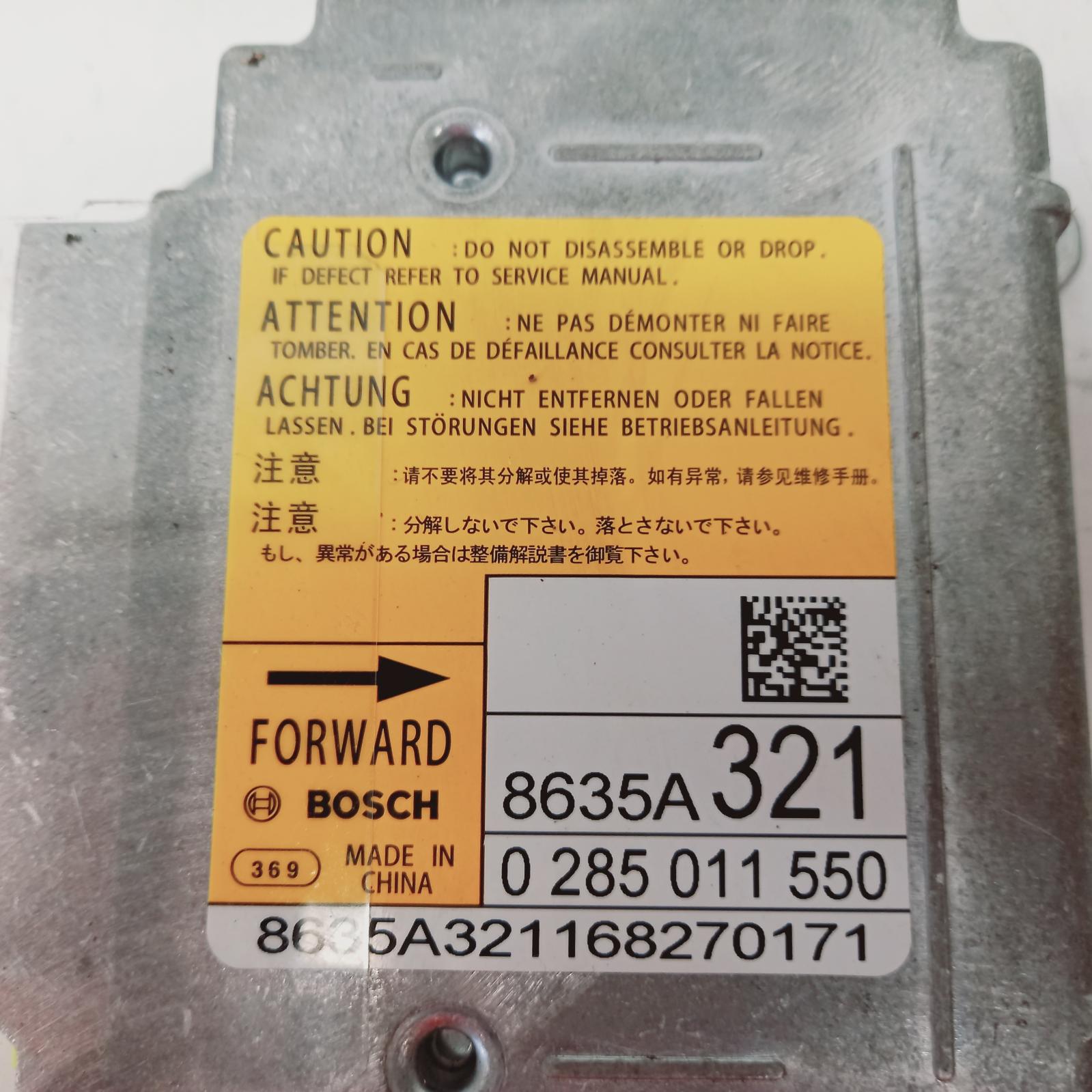 View Auto part Airbag Module/Sensor Mitsubishi Asx 2016