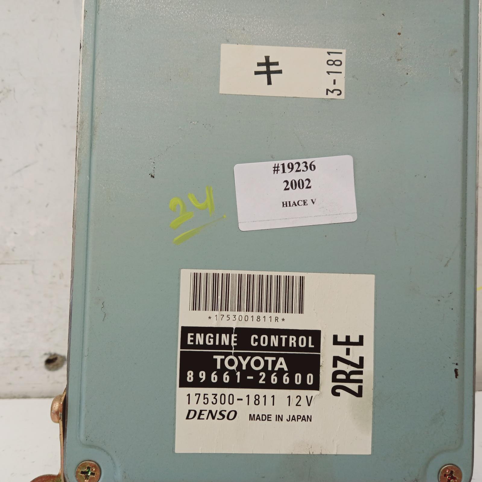 View Auto part Ecu Toyota Hiace 2002