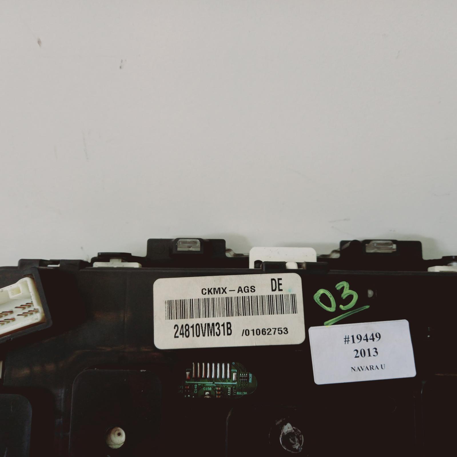 View Auto part Instrument Cluster Nissan Navara 2013