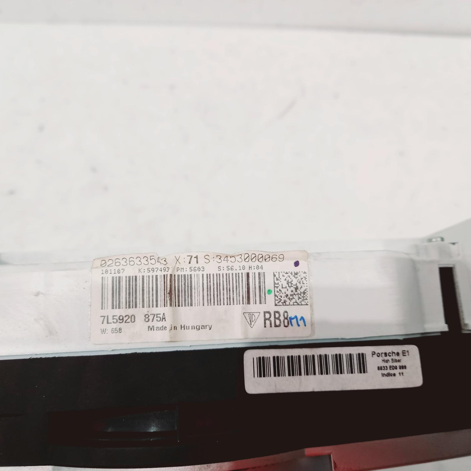 View Auto part Instrument Cluster Porsche Cayenne 2008
