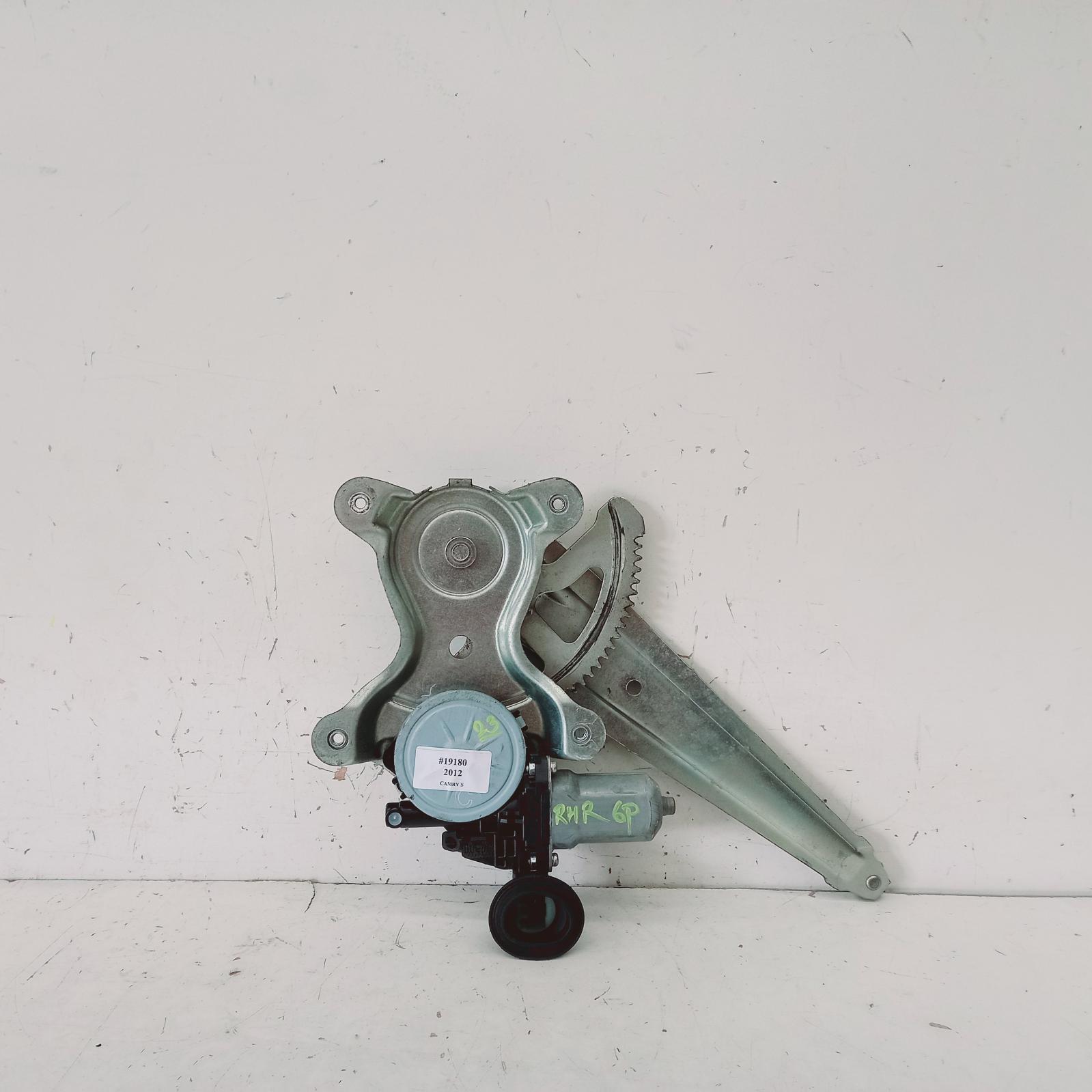 View Auto part Right Rear Wnd Reg/Motor Toyota Camry 2012
