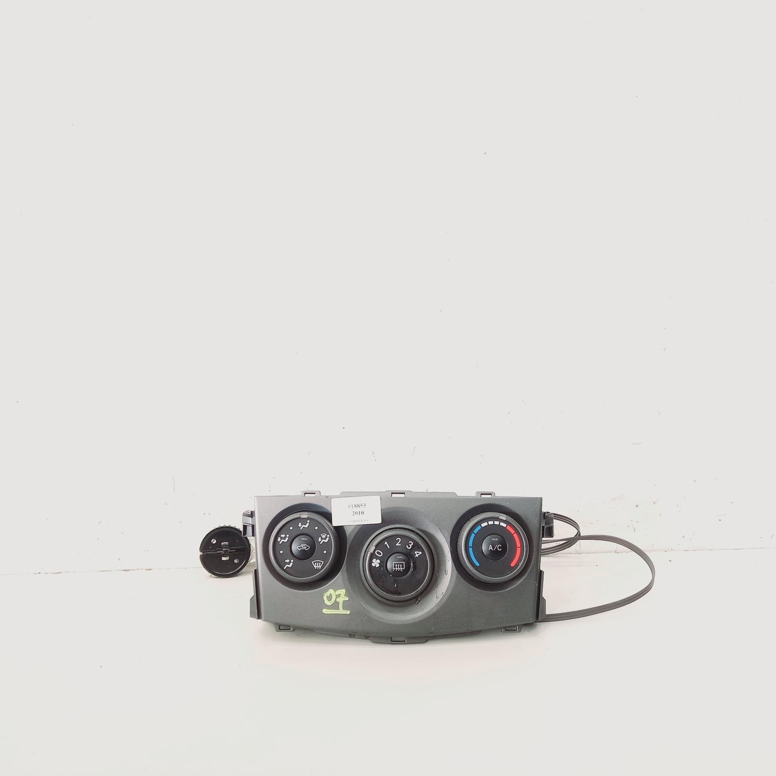 2010 Toyota Corolla Heater/Ac Controls View Auto part Heater/Ac Controls Toyota Corolla 2010