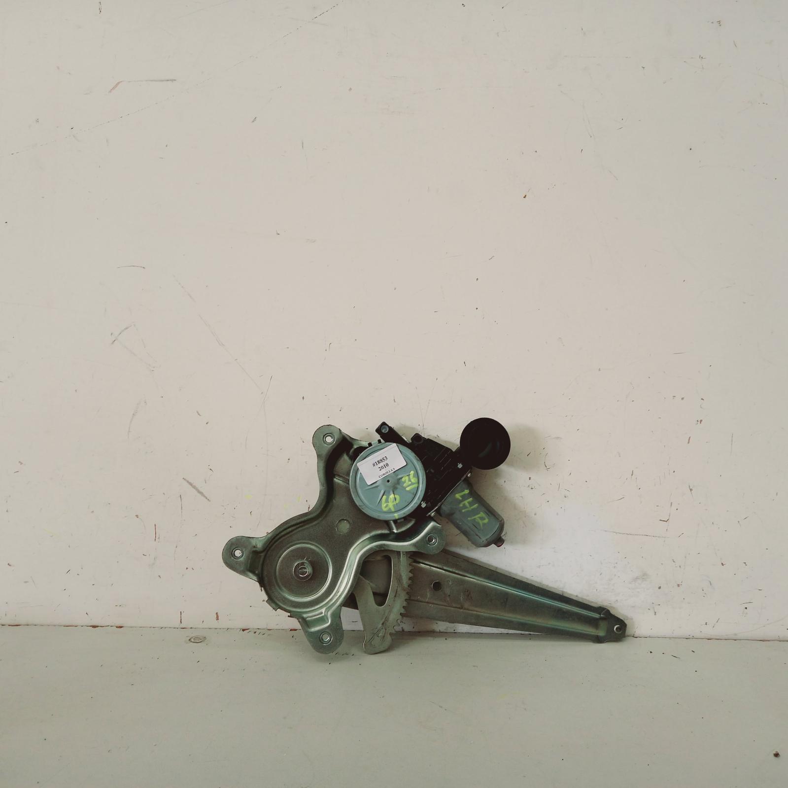 2010 Toyota Corolla Left Rear Wnd Reg/Motor View Auto part Left Rear Wnd Reg/Motor Toyota Corolla 2010