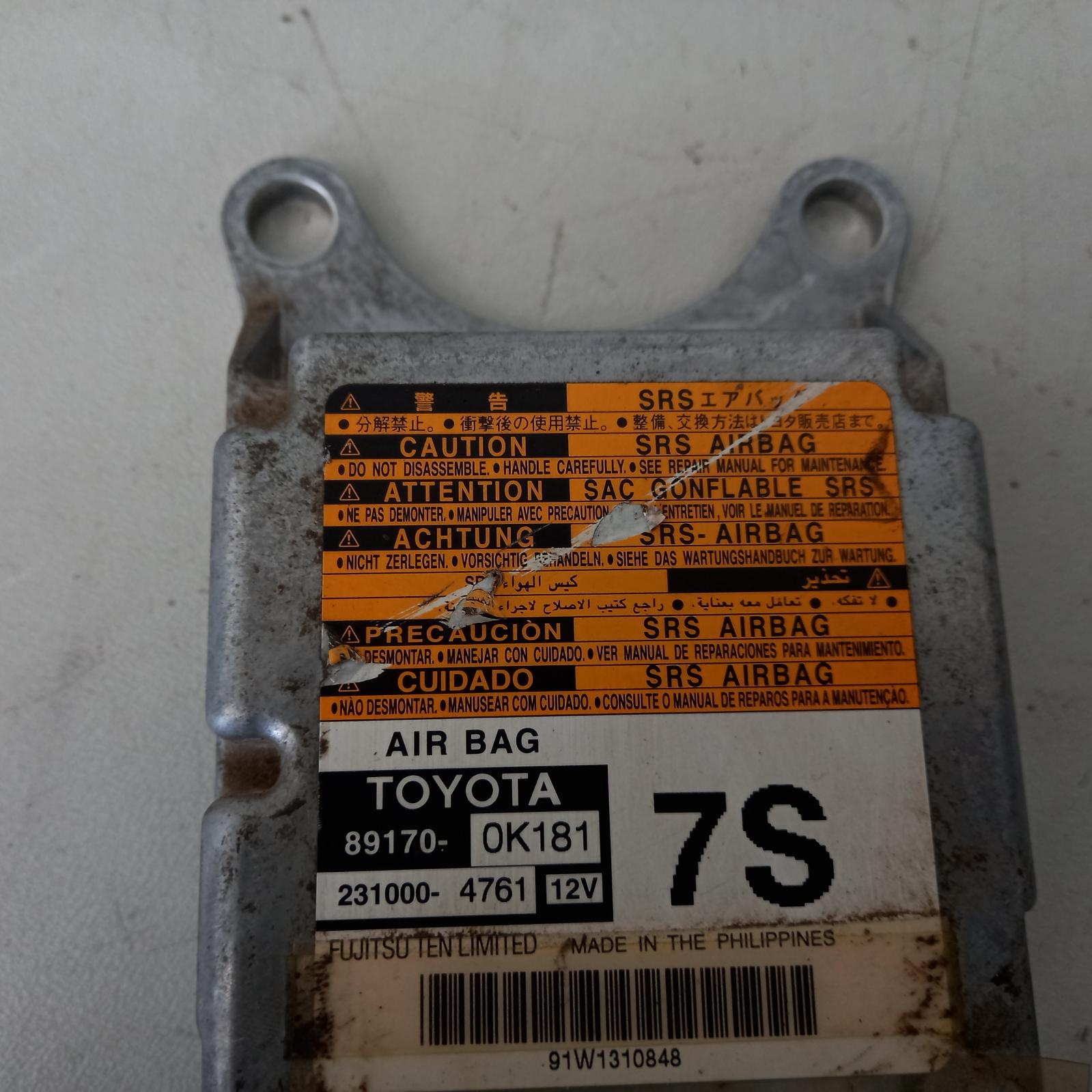 View Auto part Airbag Module/Sensor Toyota Hilux 2013