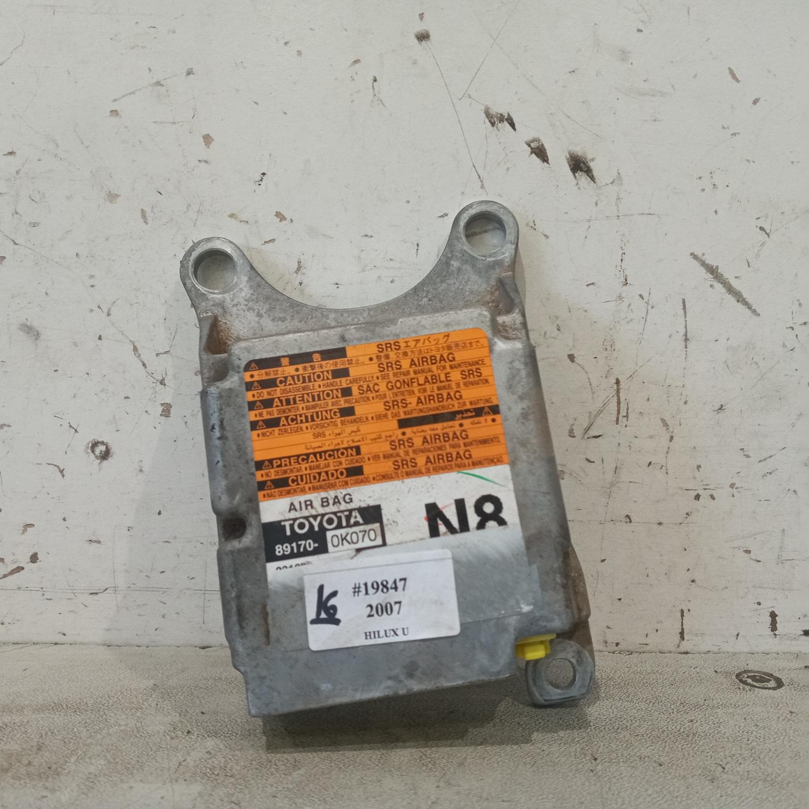 View Auto part Airbag Module/Sensor Toyota Hilux 2007