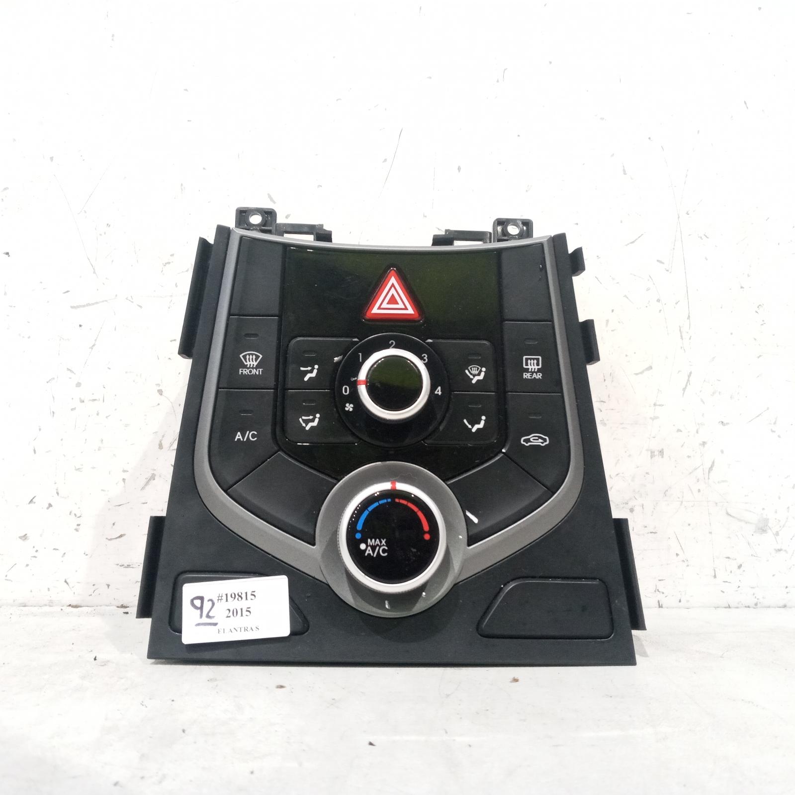 View Auto part Heater/Ac Controls Hyundai Elantra 2015