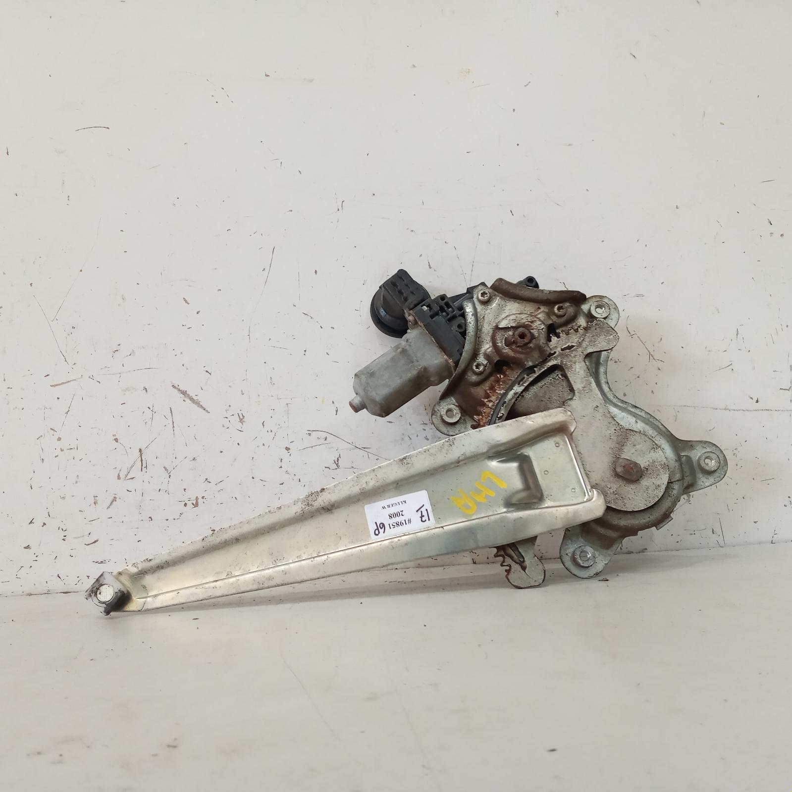 2008 Toyota Kluger Left Rear Wnd Reg/Motor View Auto part Left Rear Wnd Reg/Motor Toyota Kluger 2008