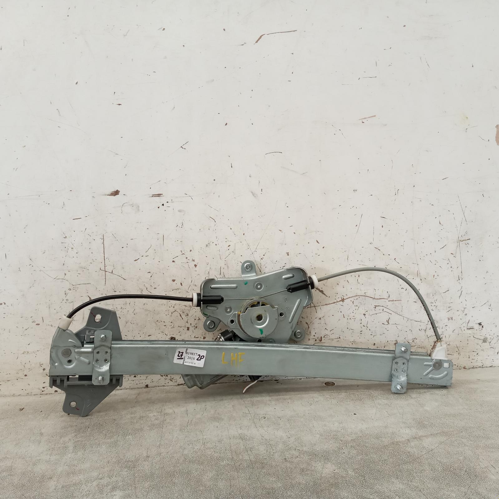 2016 Hyundai Accent Left Front Window Reg/Motor View Auto part Left Front Window Reg/Motor Hyundai Accent 2016