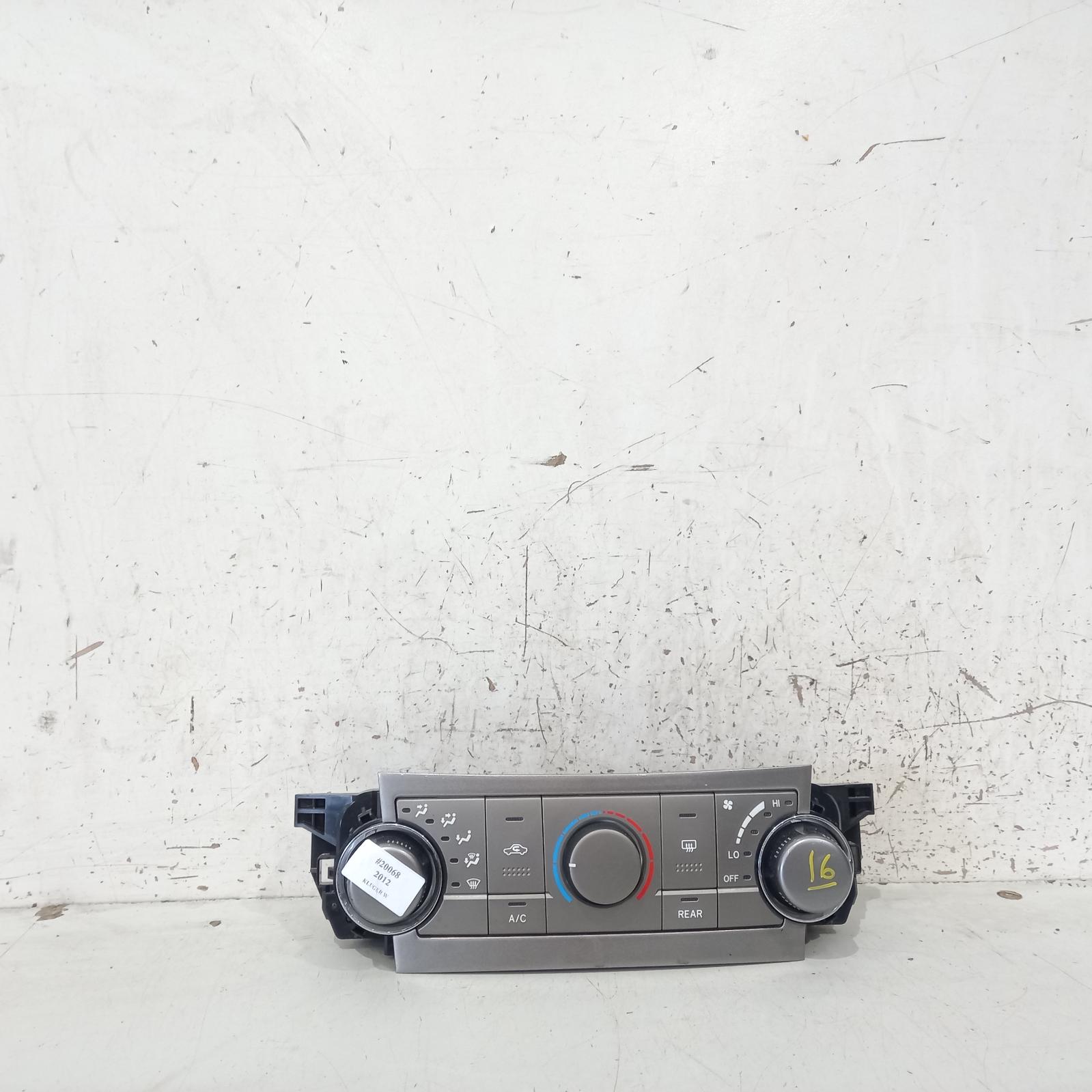 View Auto part Heater/Ac Controls Toyota Kluger 2012