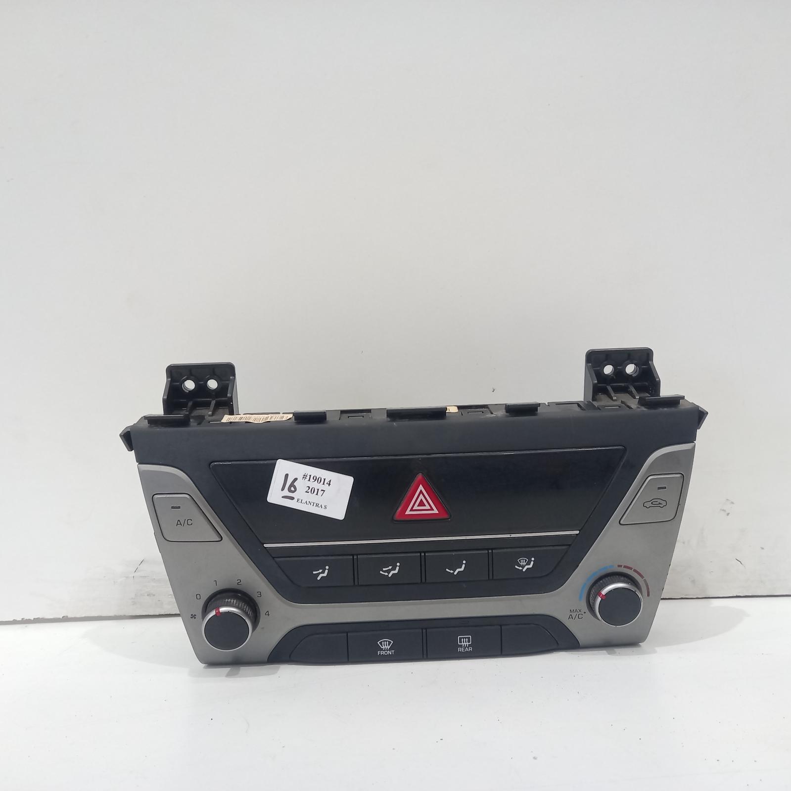 View Auto part Heater/Ac Controls Hyundai Elantra 2017