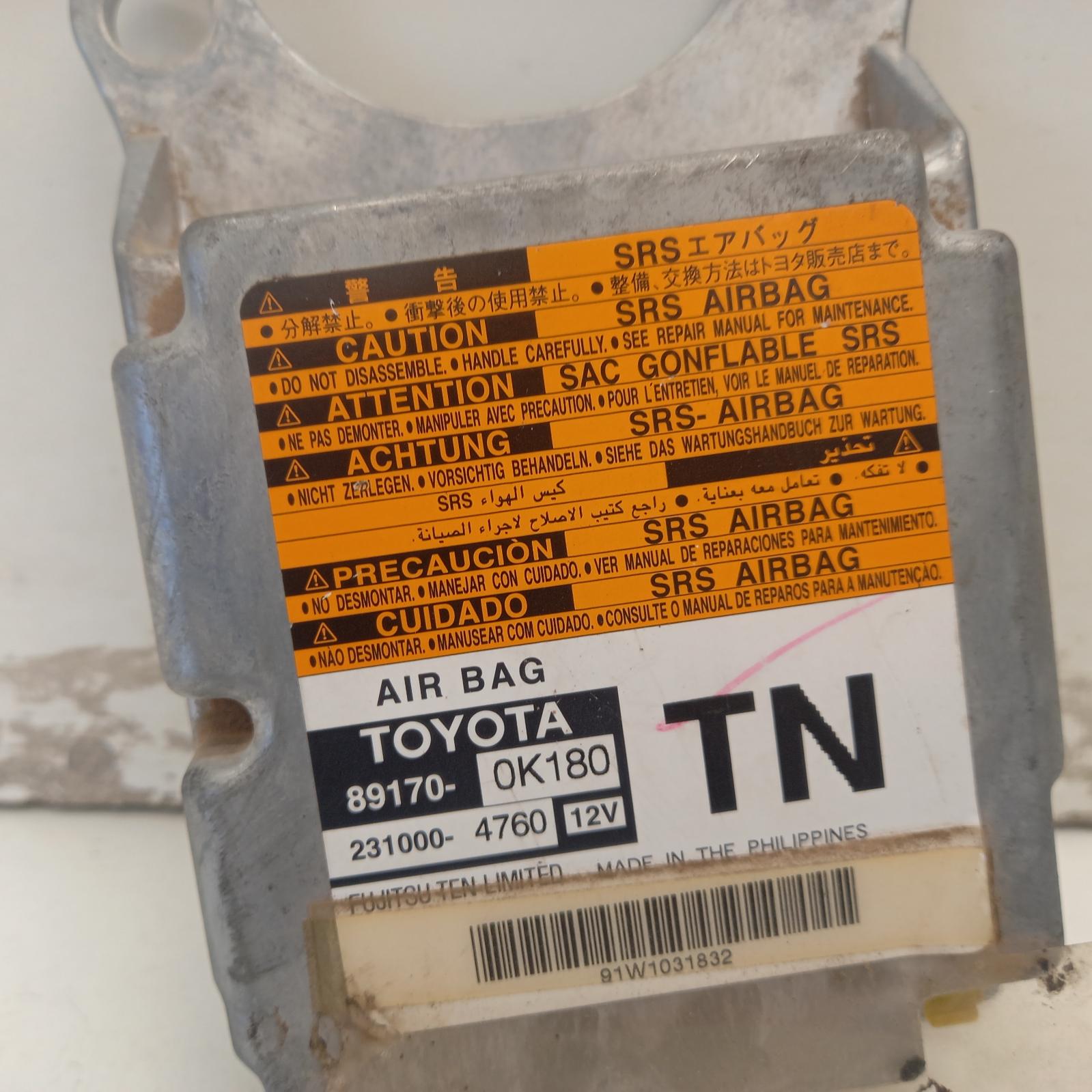 View Auto part Airbag Module/Sensor Toyota Hilux 2010