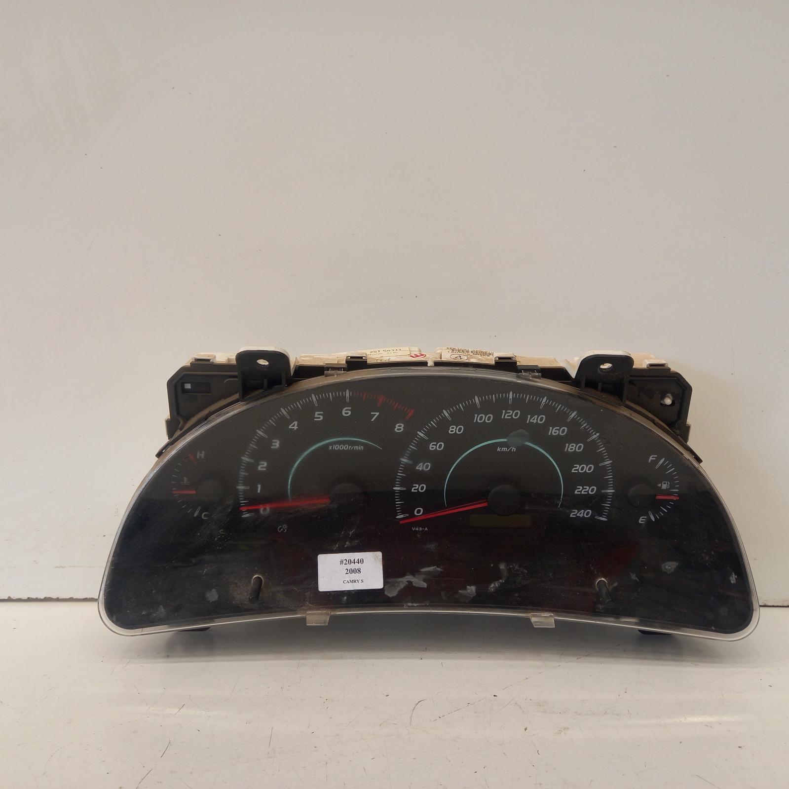 View Auto part Instrument Cluster Toyota Camry 2008