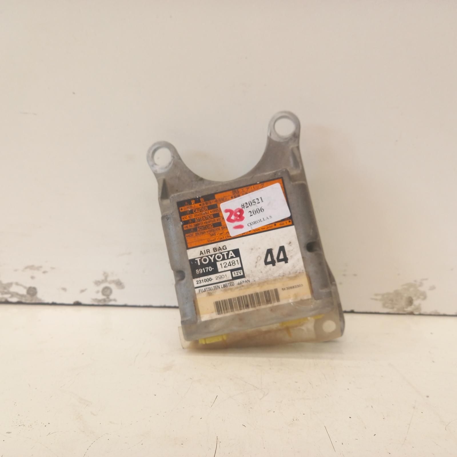 View Auto part Airbag Module/Sensor Toyota Corolla 2006