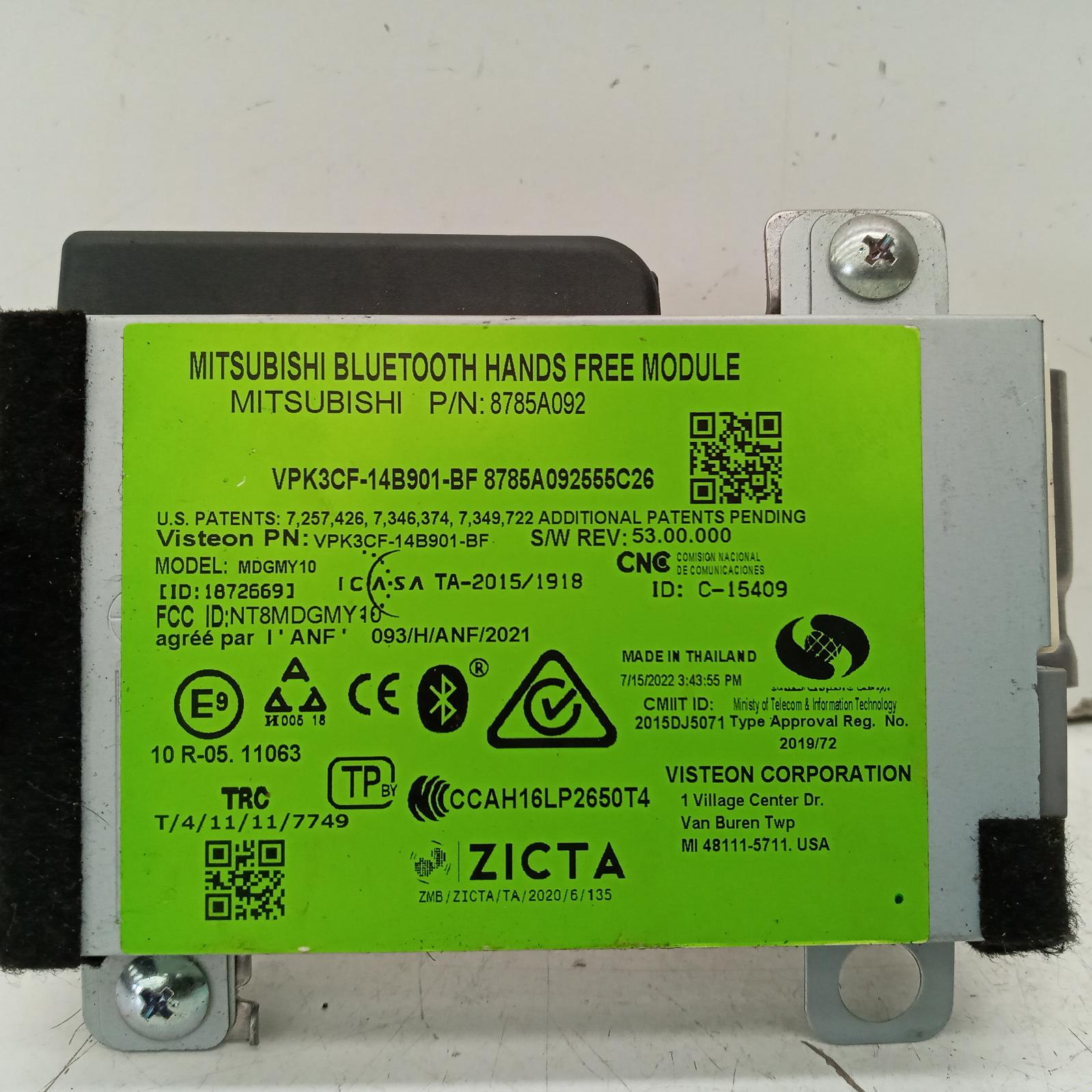 2022 Mitsubishi Triton Ecu View Auto part Ecu Mitsubishi Triton 2022