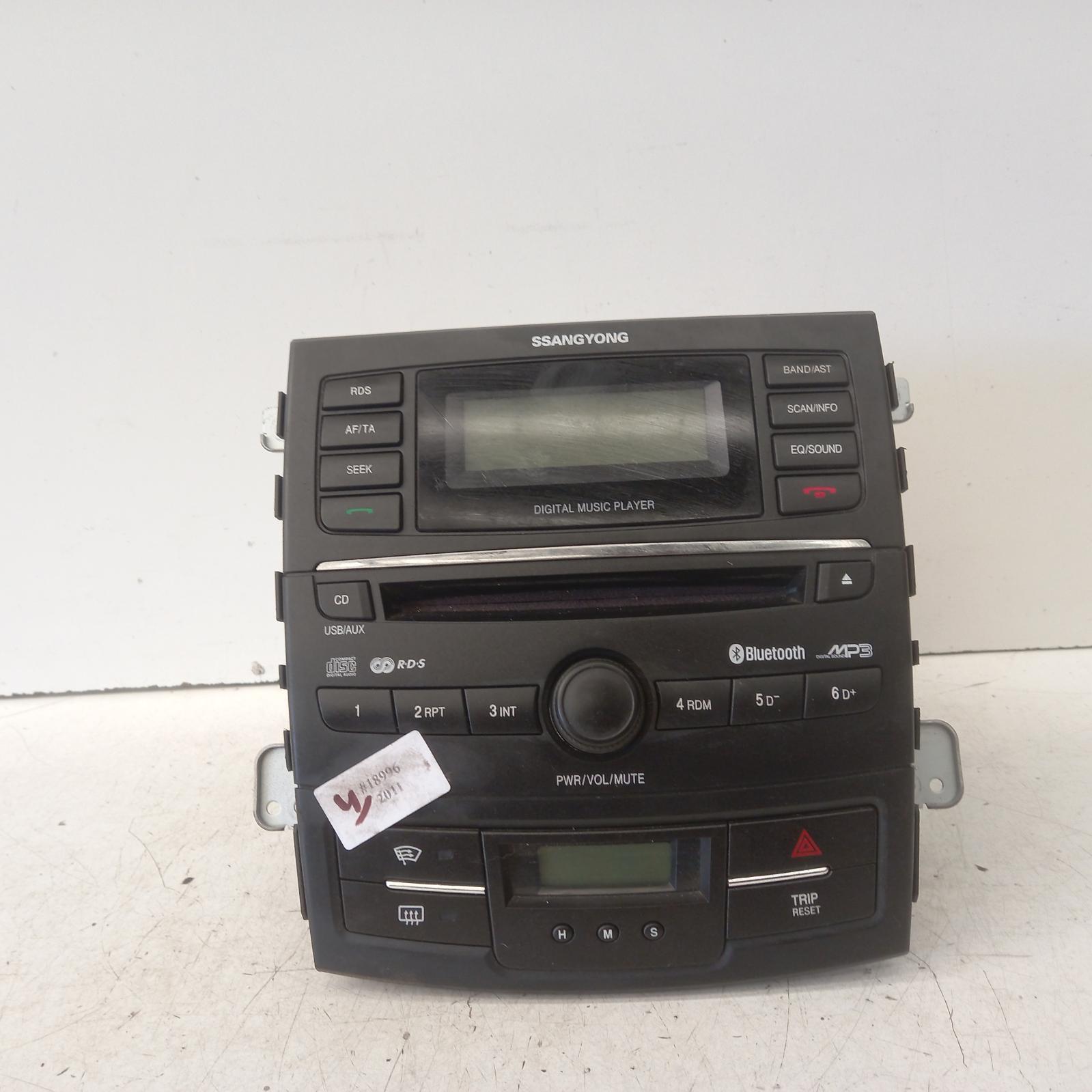 2011 Ssangyong Korando Radio/Cd/Dvd/Sat/Tv View Auto part Radio/Cd/Dvd/Sat/Tv Ssangyong Korando 2011