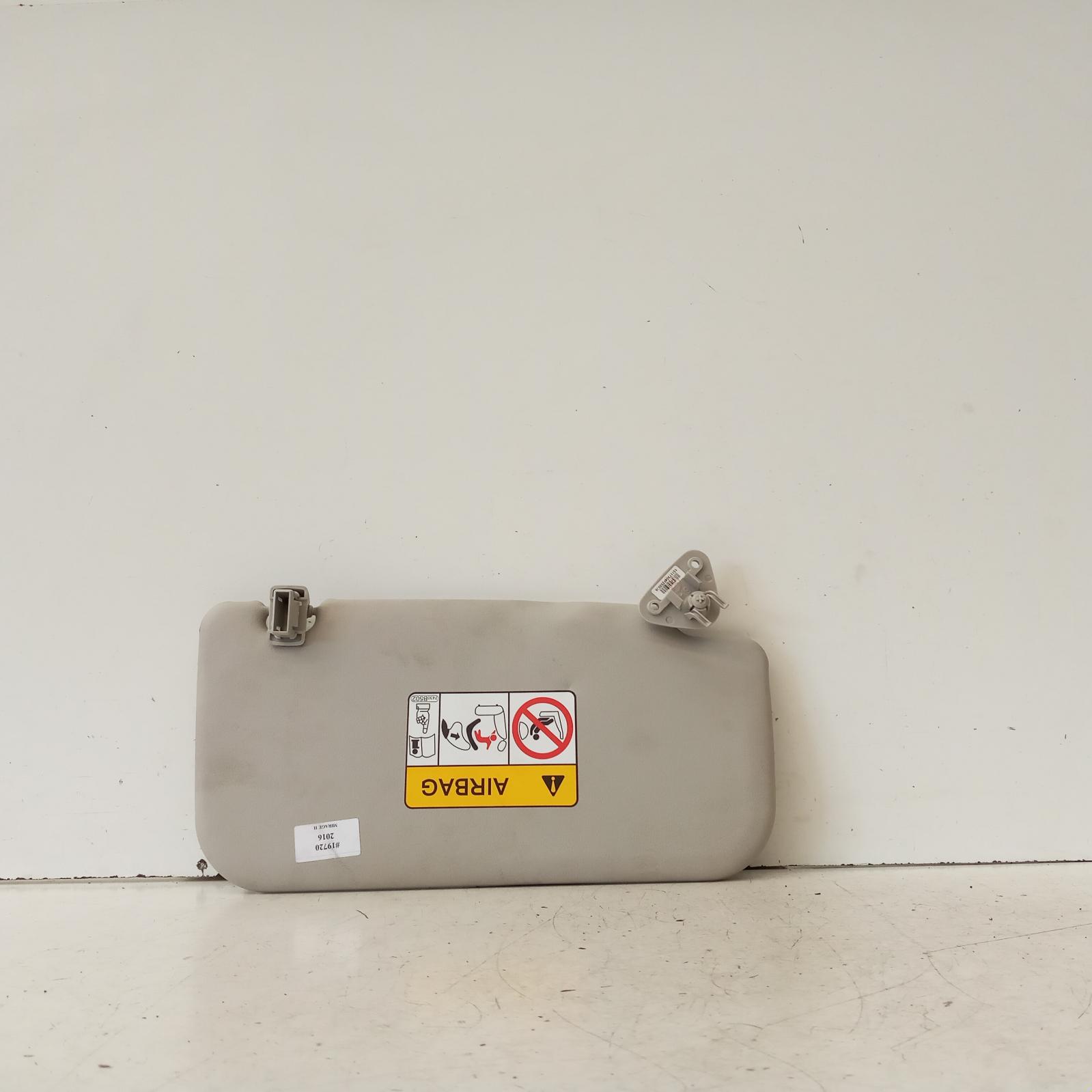 2016 Mitsubishi Mirage Sunvisor View Auto part Sunvisor Mitsubishi Mirage 2016