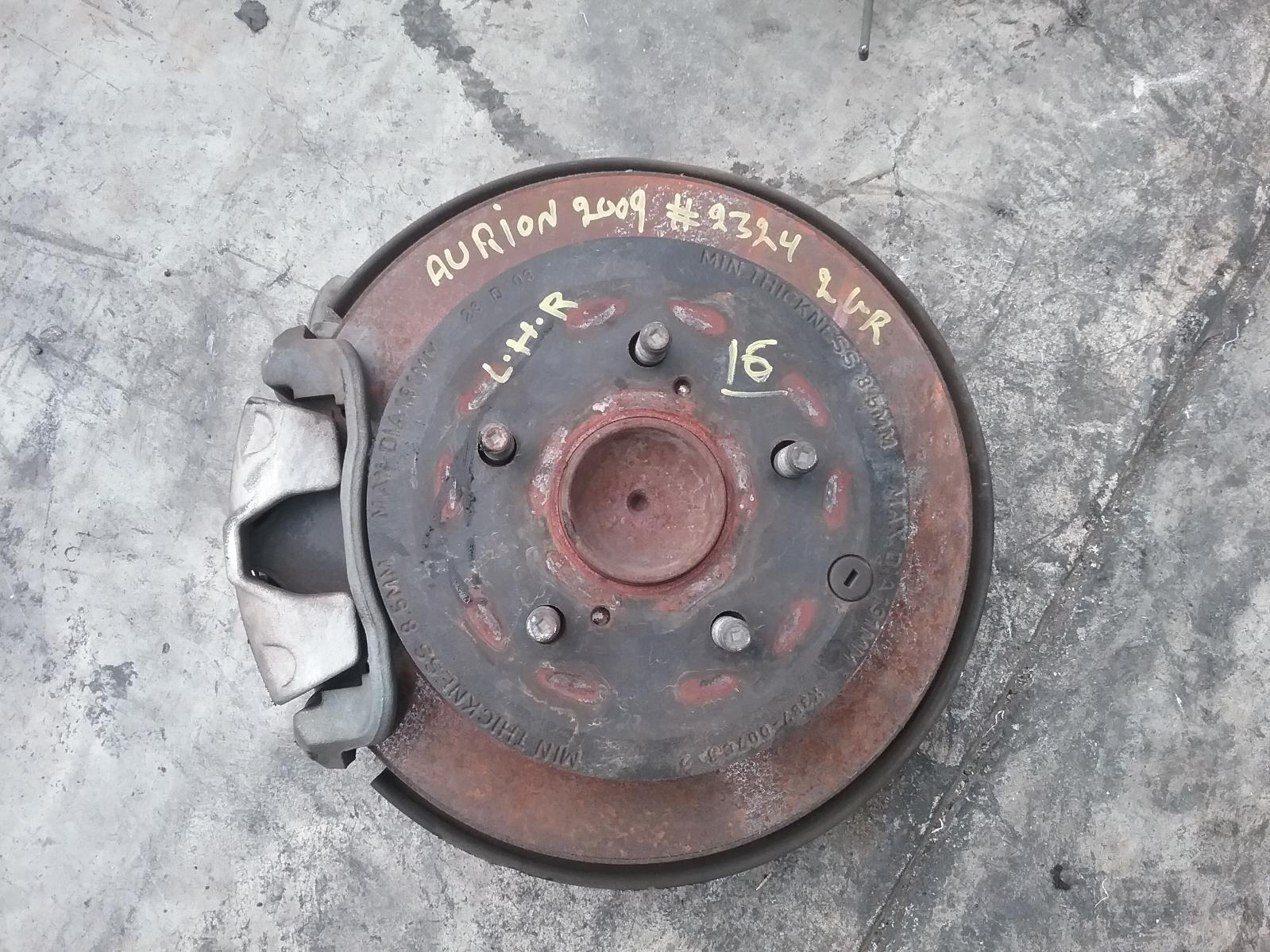 View Auto part Left Rear Hub Assembly Toyota Aurion 2009