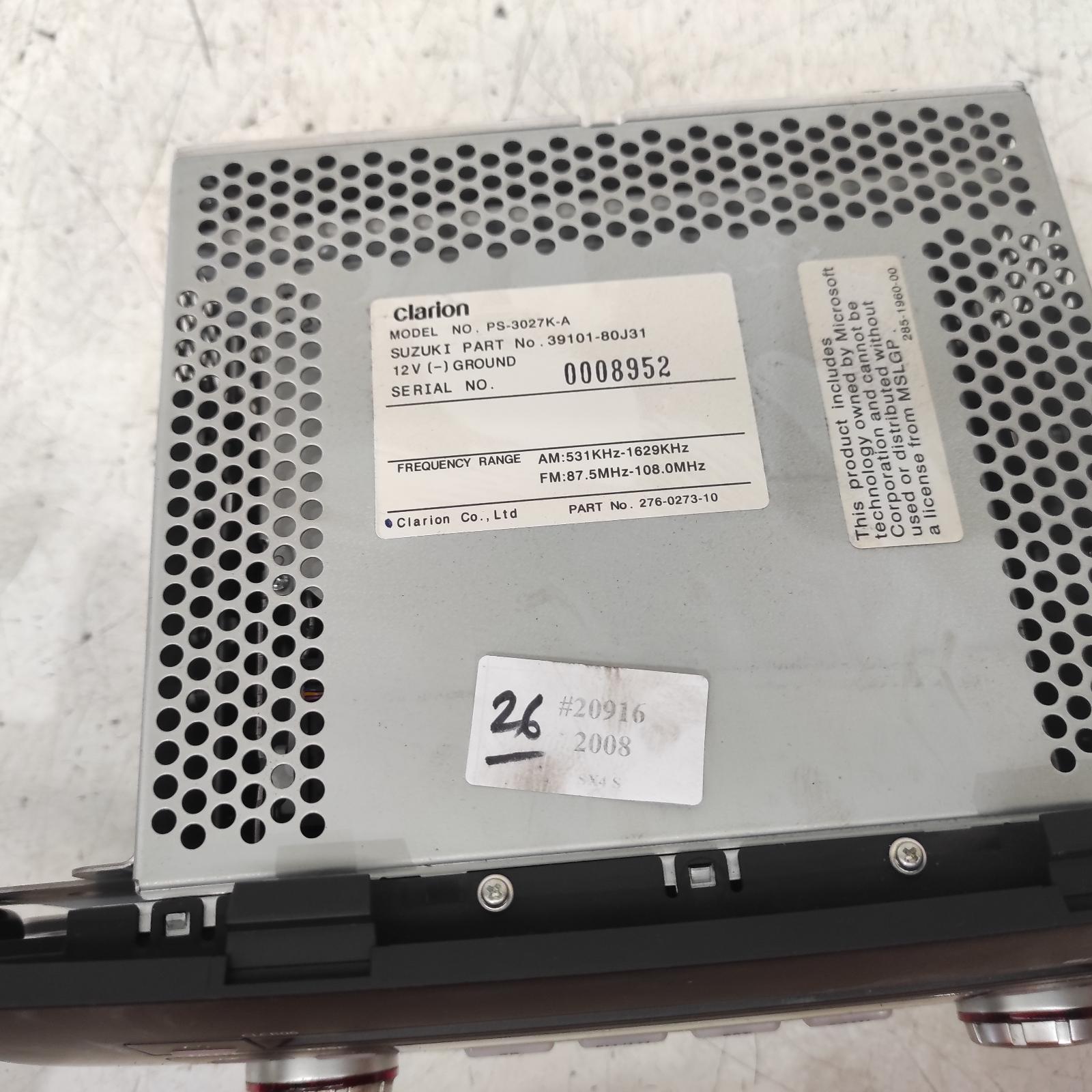 View Auto part Radio/Cd/Dvd/Sat/Tv Suzuki Sx4 2008