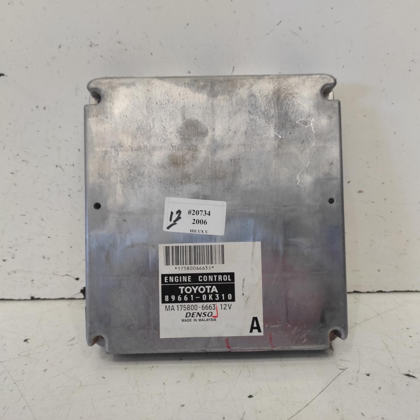 View Auto part Ecu Toyota Hilux 2006