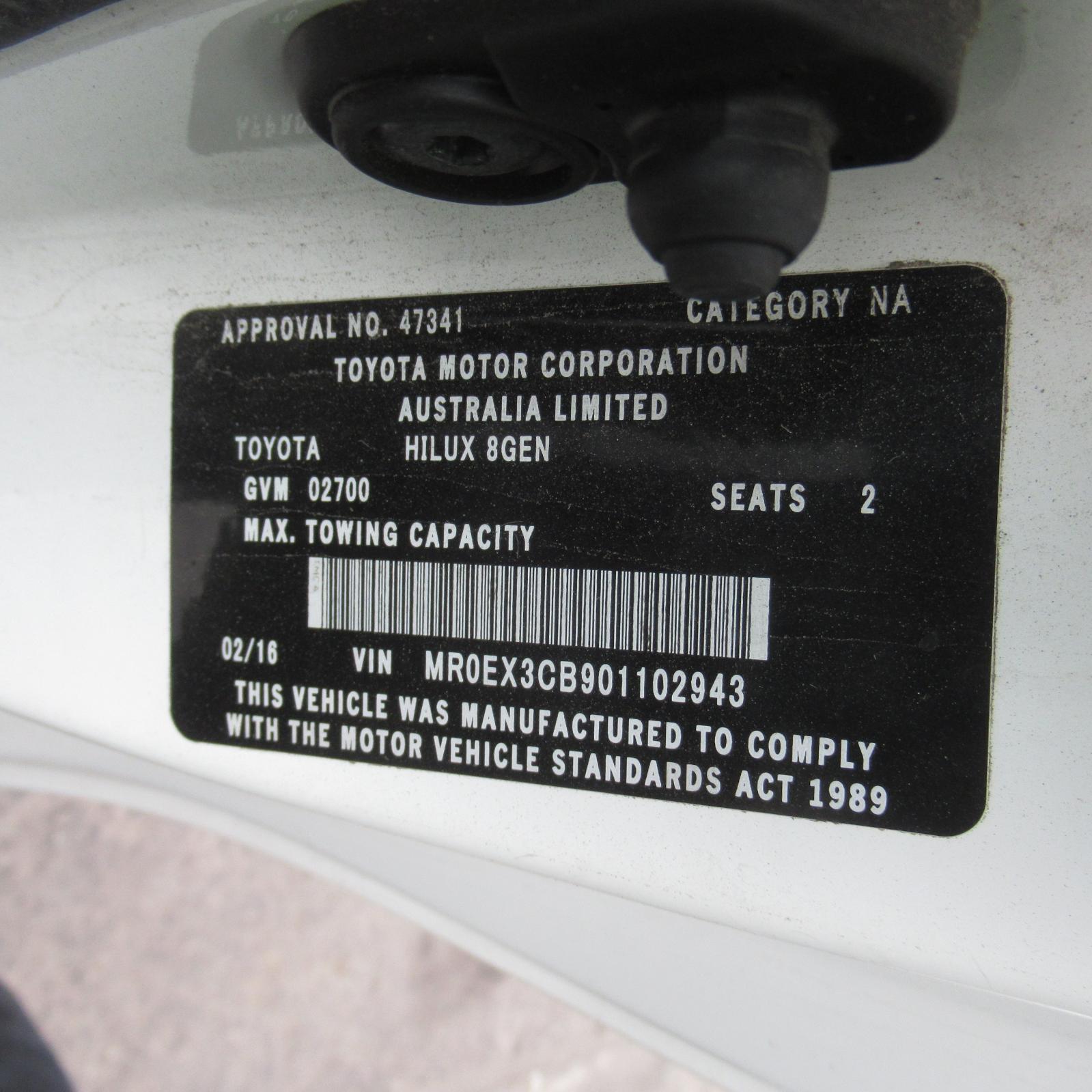 Gear Stick/Shifter Hilux Toyota 2016