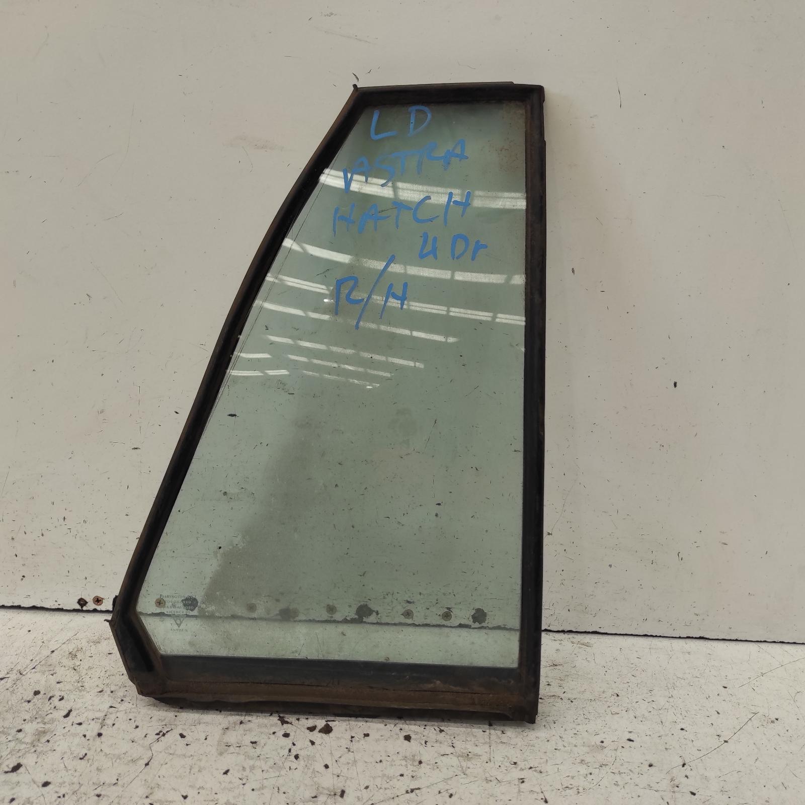 View Auto part Right Rear 1/4 Door Glass Holden Astra 1987