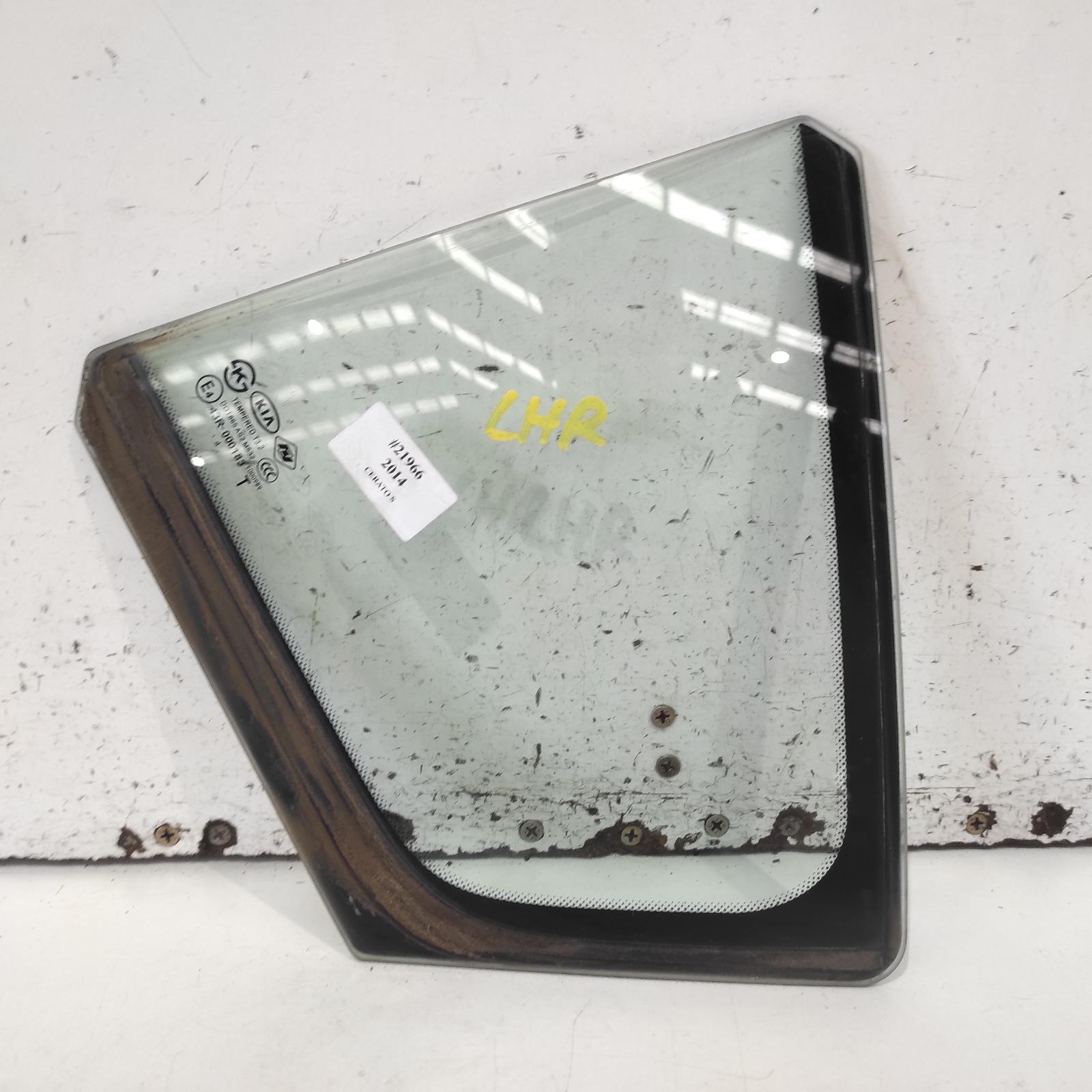 2014 Kia Cerato Left Rear 1/4 Door Glass View Auto part Left Rear 1/4 Door Glass Kia Cerato 2014