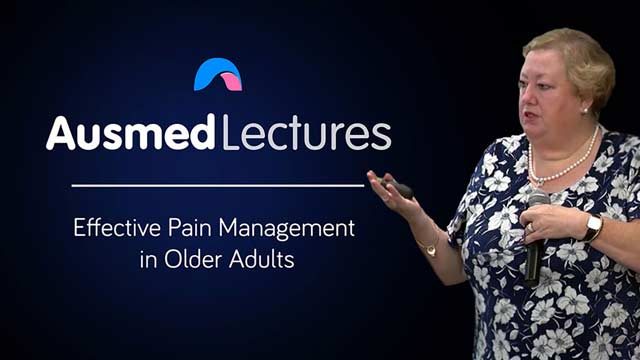 Cover image for lecture: Effective Pain Management in Older Adults
