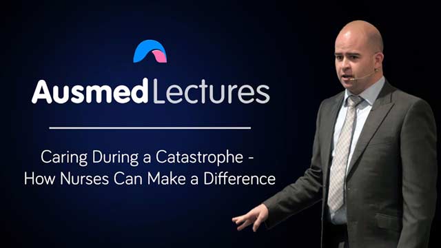 Cover image for lecture: Caring During a Catastrophe - How Nurses Can Make a Difference