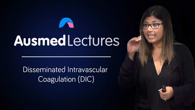 Cover image for lecture: Disseminated Intravascular Coagulation (DIC)