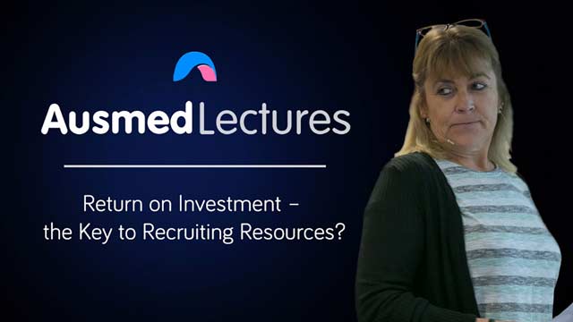 Cover image for lecture: Return on Investment – the Key to Recruiting Resources?