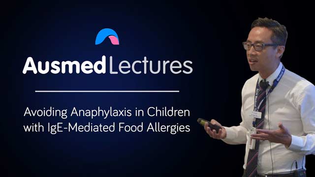 Cover image for lecture: Avoiding Anaphylaxis in Children with IgE-Mediated Food Allergies