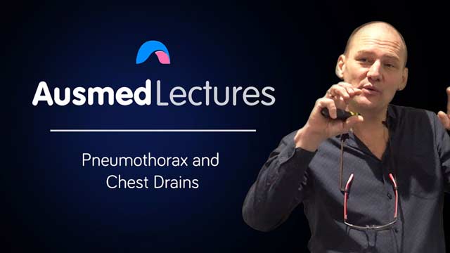 Cover image for lecture: Pneumothorax and Chest Drains