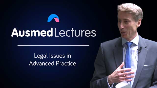 Cover image for lecture: Legal Issues in Advanced Practice
