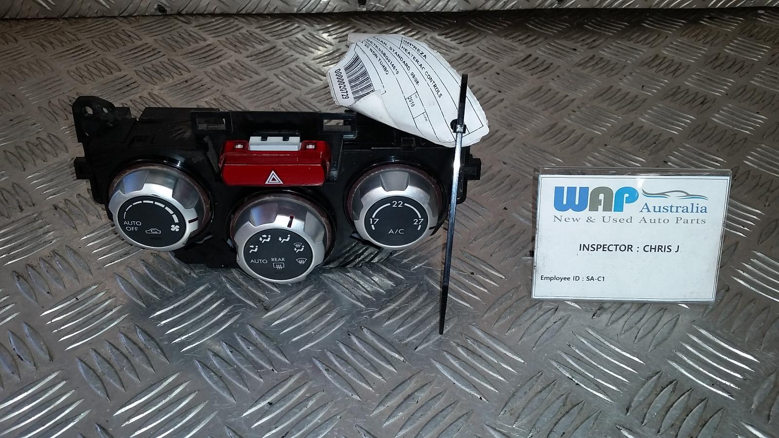 View Auto part Heater/Ac Controls Subaru Impreza 2010