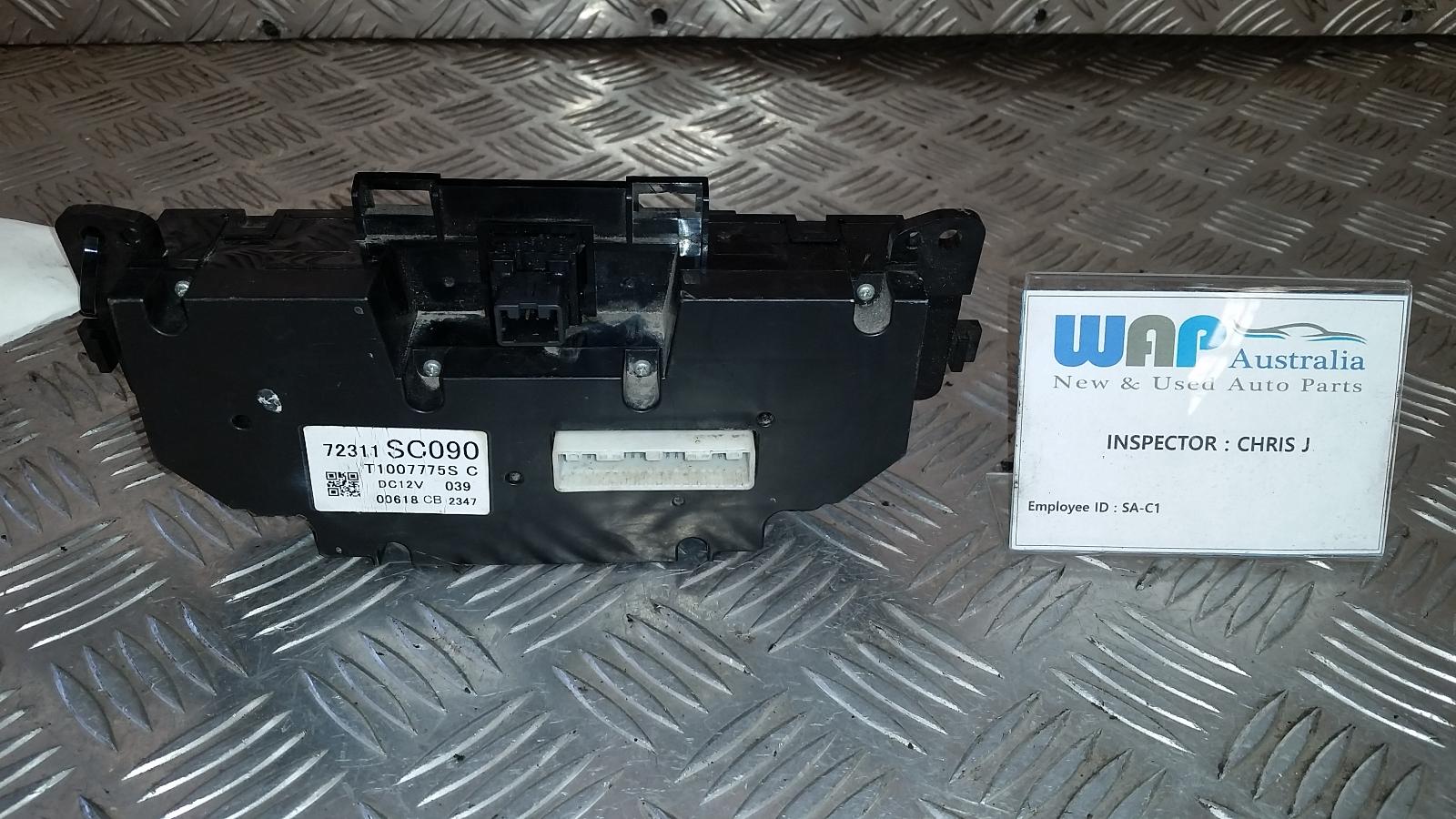 View Auto part Heater/Ac Controls Subaru Impreza 2010